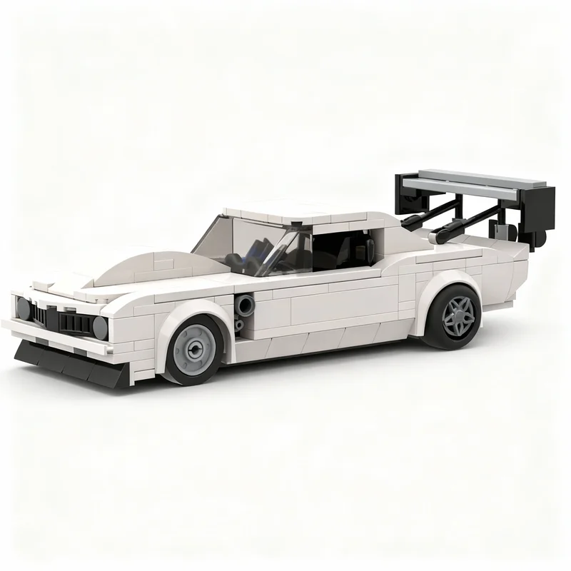 

302PCS MOC City Champions Super Car Billy 68 Camaro Model Technology DIY Assembly Building Blocks Display Birthday Gift Decor