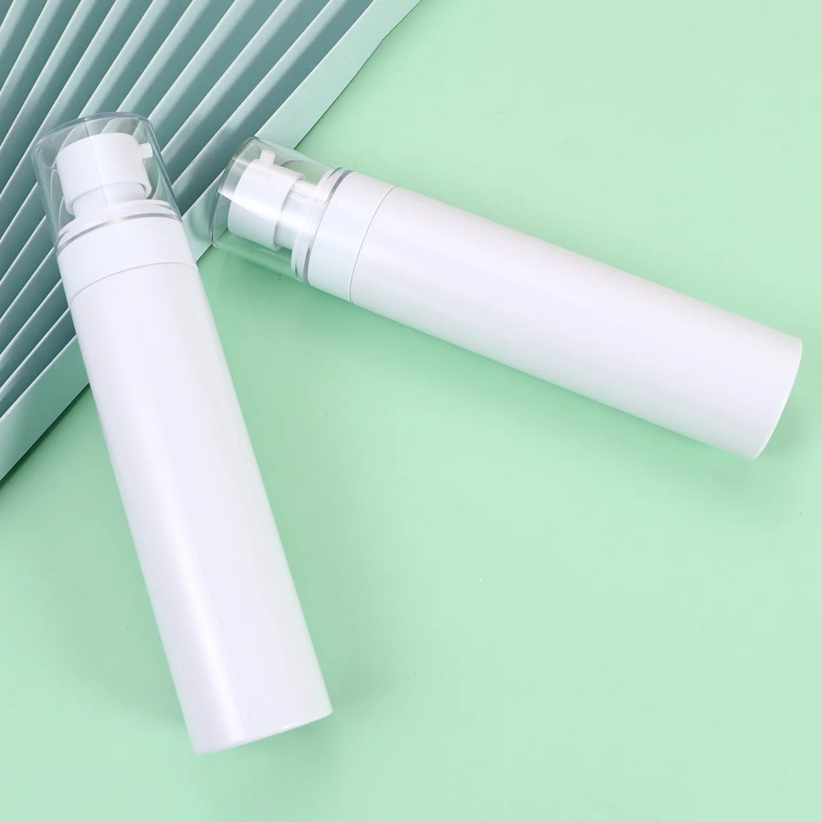 

5Pcs Press Pump Bottle Pet Containers Portable Travel Lotion Sub Bottles for Shampoo Lotion Cream Dispensing Small Size
