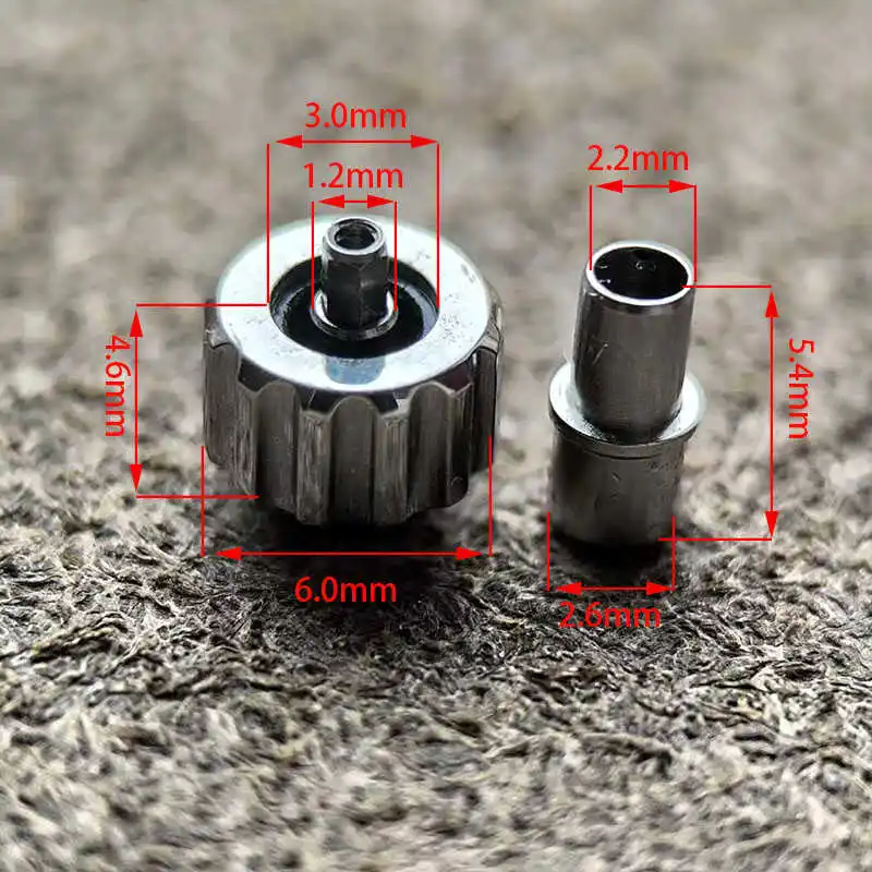 For Tag Heuer WAB2010 6.0*2.6*2.2mm watch head handle tube handle rod Silver metal accessories mechanical fashion watch repair