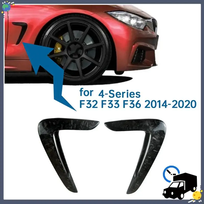 

Lasting Body Wing Air Flow Intake Grille Cover Exterior Decorative Air Ducts Front Side Panels For BMW F32 F33 F36 4-Series 2014