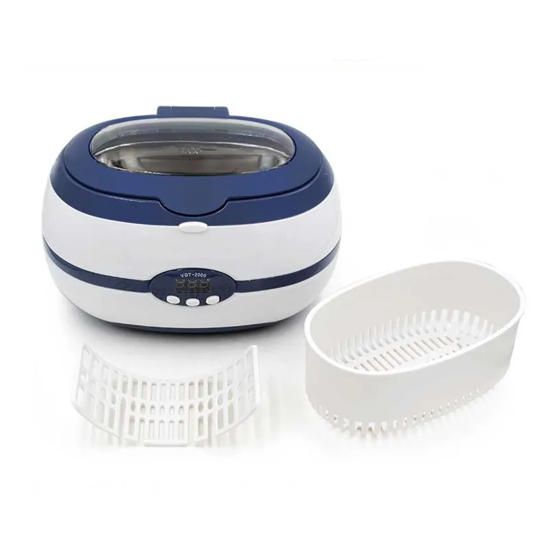 0.6L Dental Micro Ultrasonic Cleaner Household Mini Ultrasonic Cleaning Machine for Jewelry Glasses