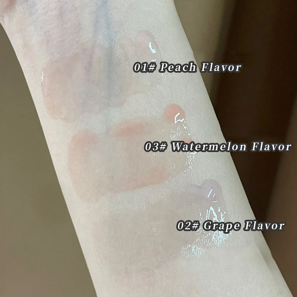 HERORANGE ผลไม้รส Lip Oil Moisturizing Lip Balm ลิปกลอส Lip Primer Lip Care แต่งหน้า