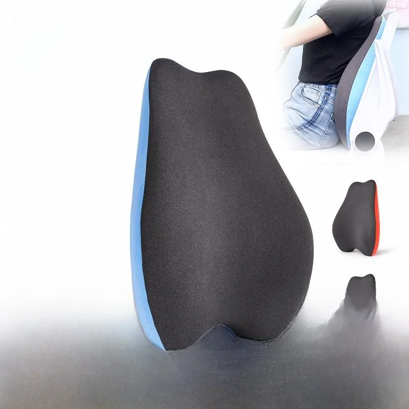 وسادة دعم أسفل الظهر من الفوم الذاكر لكرسي المكتب على شكل كمثرى، وسادة مقعد السيارة، مسند ظهر، غطاء وسادة زخرفي للمنزل