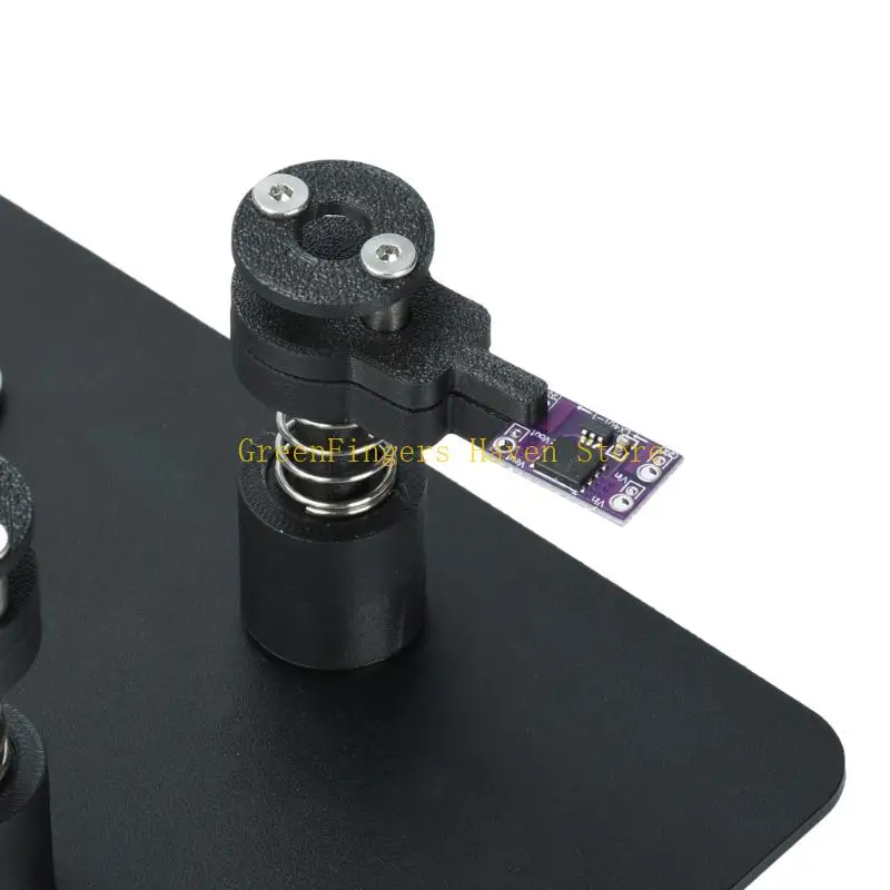 F68D Helping Hands Soldering Station, Adjustable Soldering Holder Fixture With Adjustable Grip Stems and Metal Base