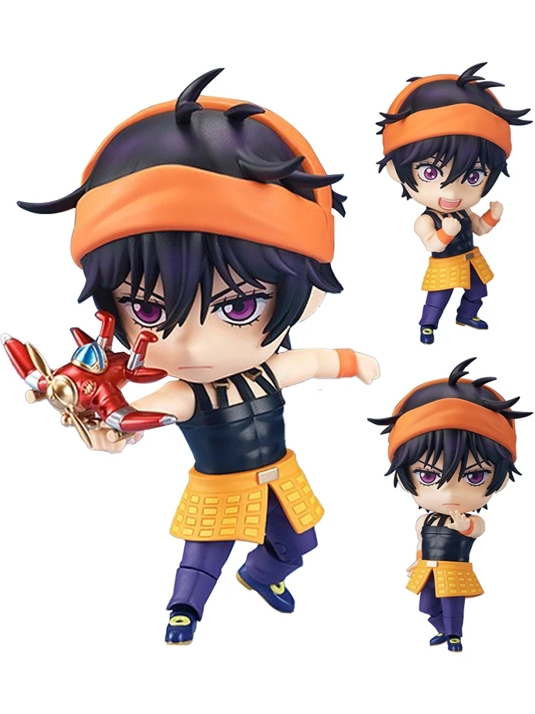 Anime Pannacotta Fugo Narancia Ghirga Figure 11cm movable clay figurine worth collecting model gift PVC Action Figure child toys