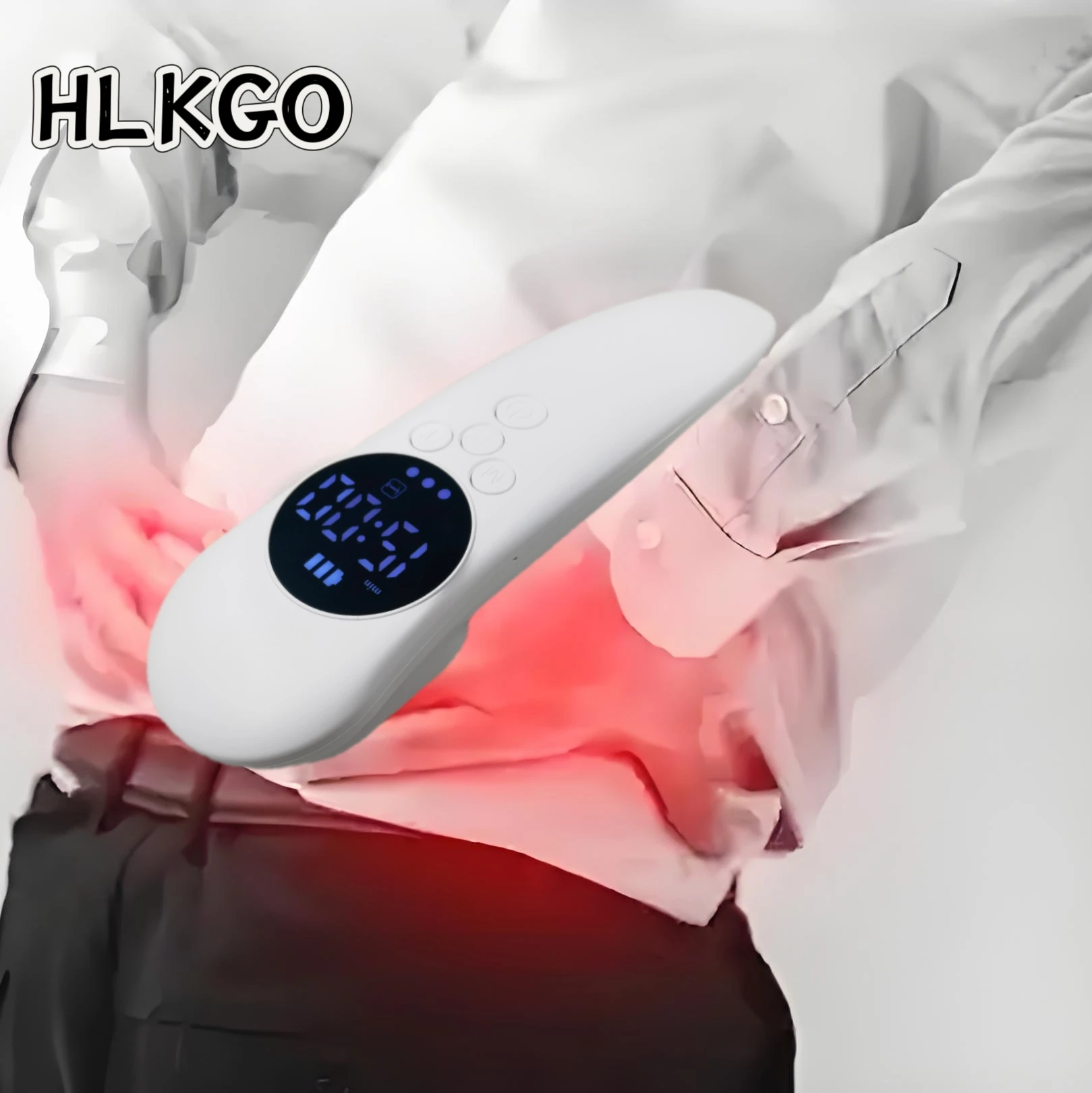 

Ручной блок лазерной терапии HLKGO, 17 диодов, обработка двойной длины волны для восстановления мышц, повреждений связок человека и ветеринарии