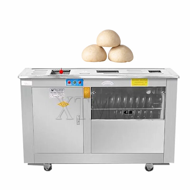 

Dough Divider Rounder Roller Round Dough Cutter Pizza Bread Steam Bun Dough Cutting Rolling Machine