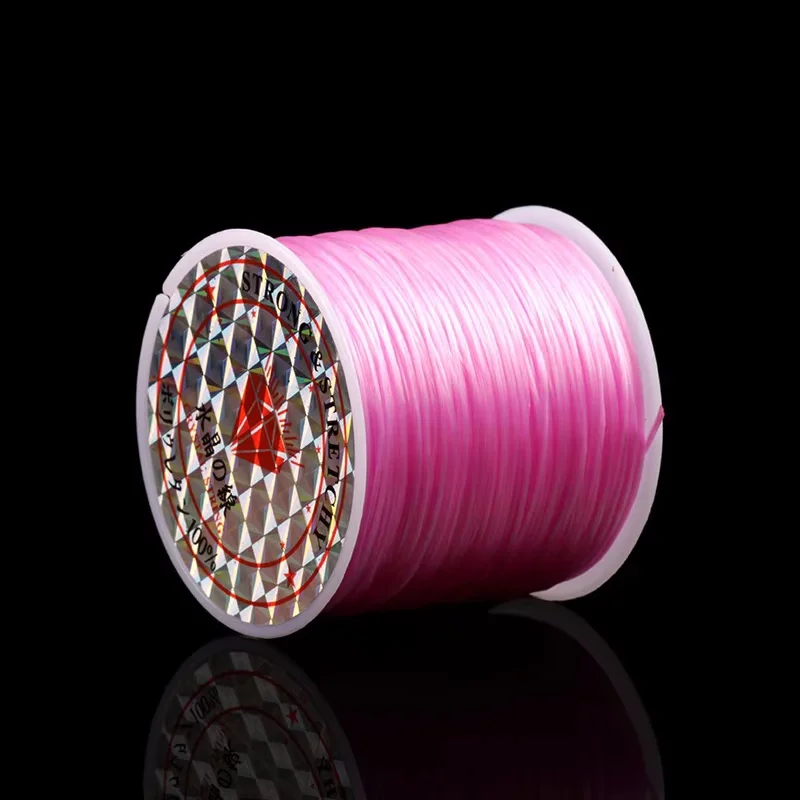 40 m 0,7 mm Schmuckfaden, elastische Stretch-Perlen, Kristallschnur, Fadengewinde für Schmuckherstellung, Perlenarmbänder, DIY-Seil
