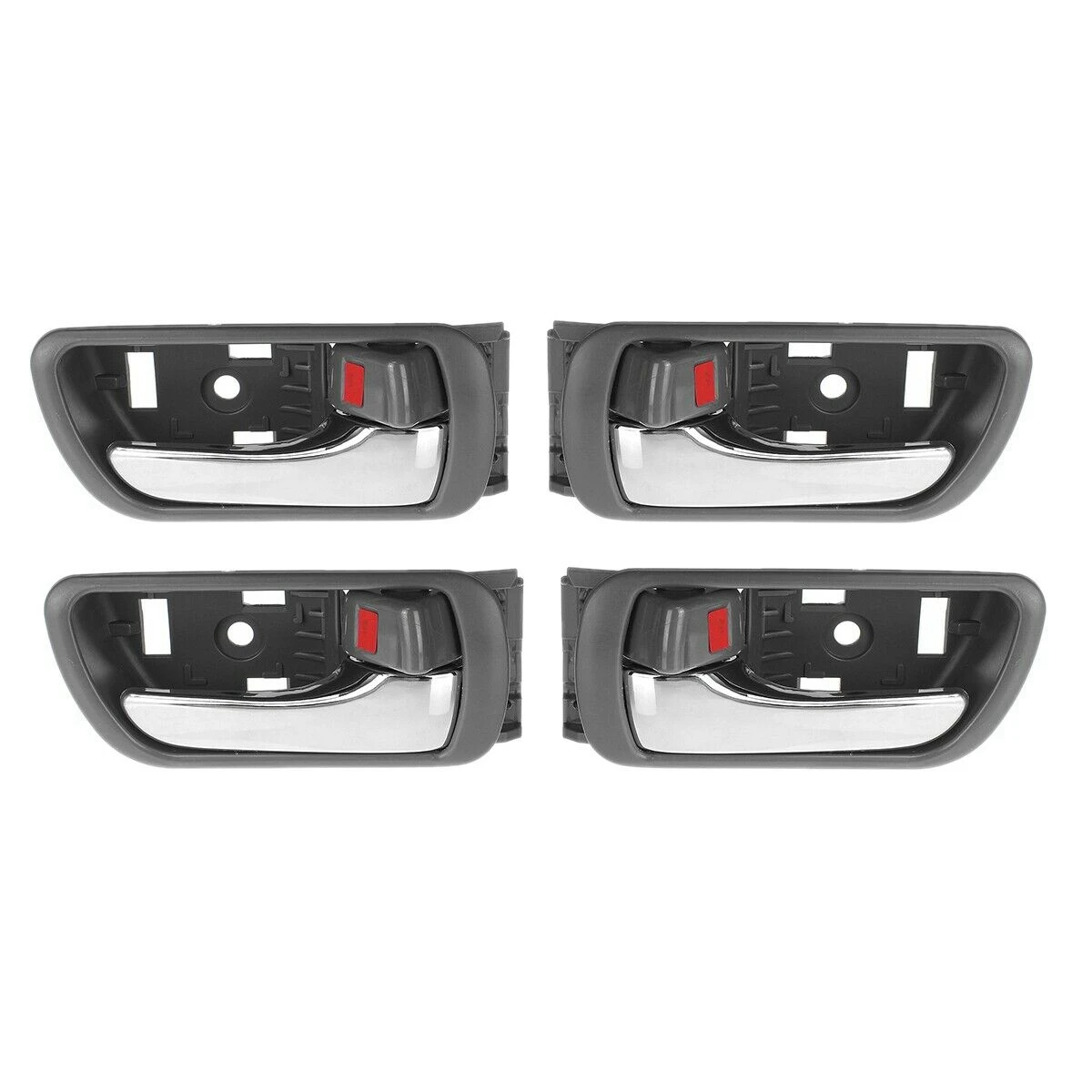 

4Pcs Interior Inner Inside Door Handle Chrome for Toyota Camry CV36 2002-2006 69206-33030LH 69205-33040RH