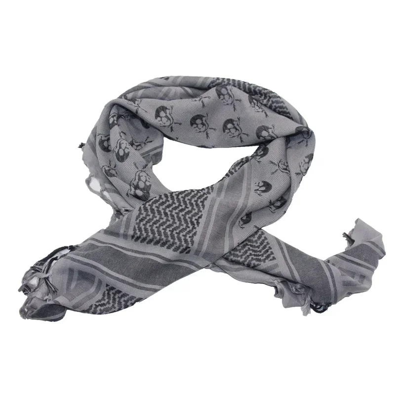 Kültéri Arabok keffiyeh shemagh Állott ízetlen Gyalogtúra Harcászati Hajtó kemping Sálkendő vel Bojt Sivatagi Állott ízetlen headshawl