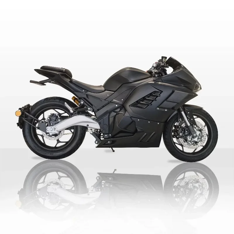 Street Style Electric Motorbike 72V Daily Commuter Motorcycle 80km/h 240km Range Lithium Battery