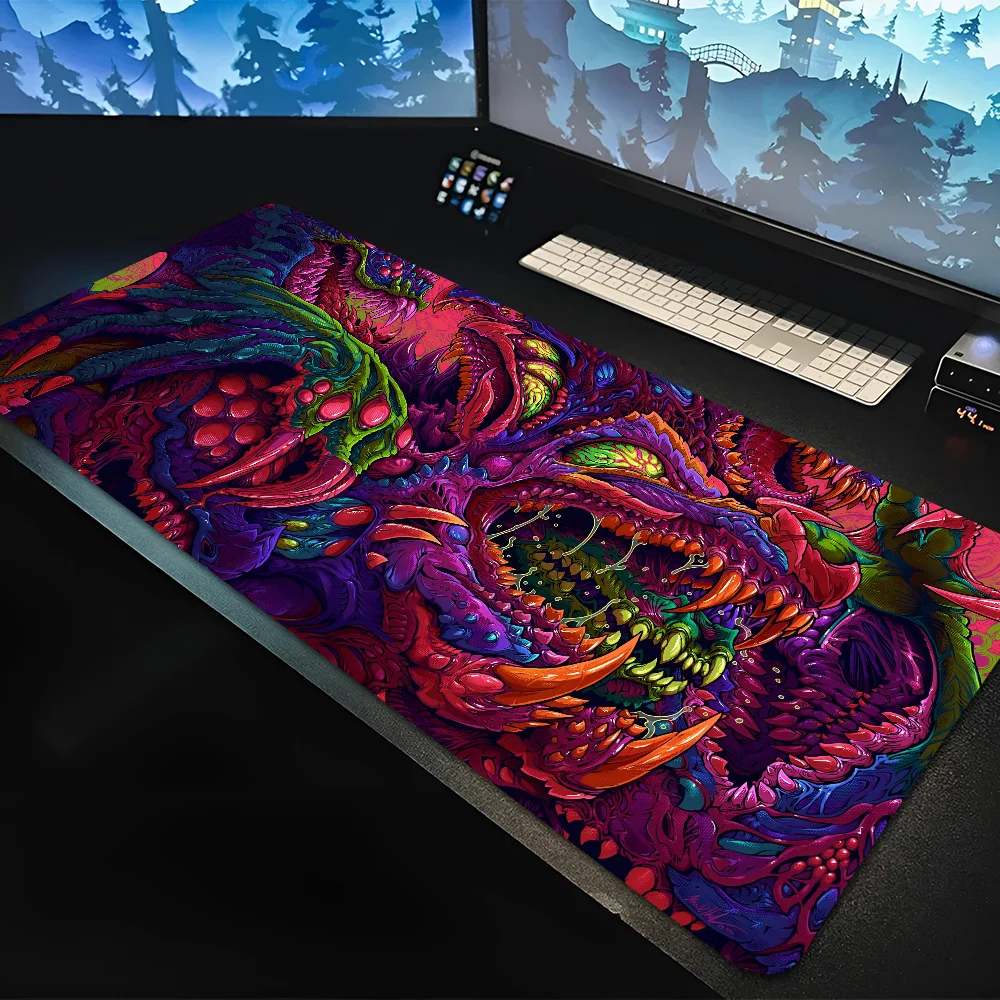 

Mouse Pad Gaming Csgo Hyper Beast Cs Go XL Large Computer Custom Mousepad Mouse Mat Desk Mat With Pad Gaming Accessories Prime