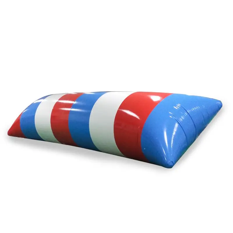 Envío Gratis 6*2m 0,9mm PVC almohada para saltar de agua trampolín de agua inflable Blob de agua inflable