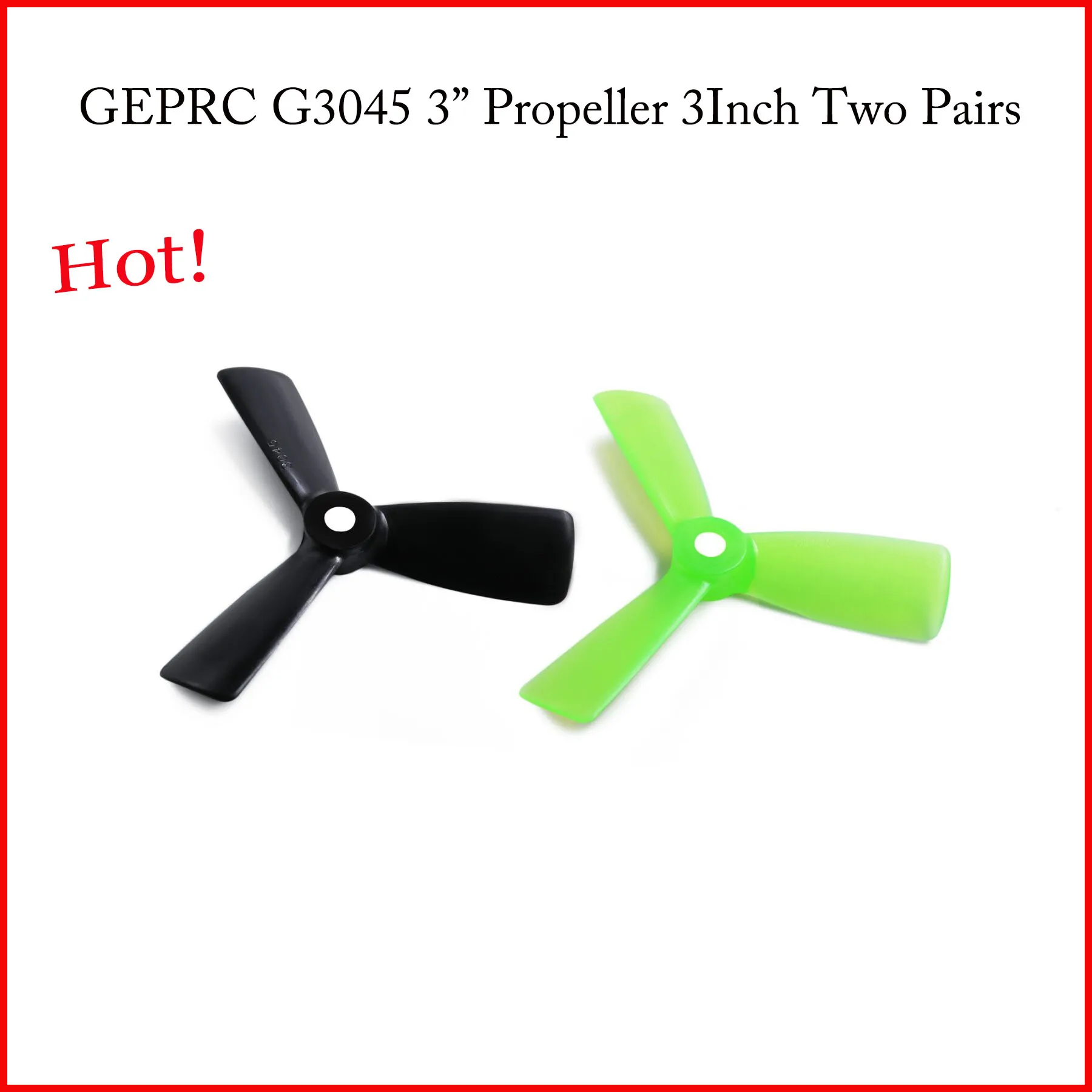 

GEPRC G3045 3” Propellers 3Inch Two Pairs Compatible with FPV Drone Accessories Hub ID T-style M2