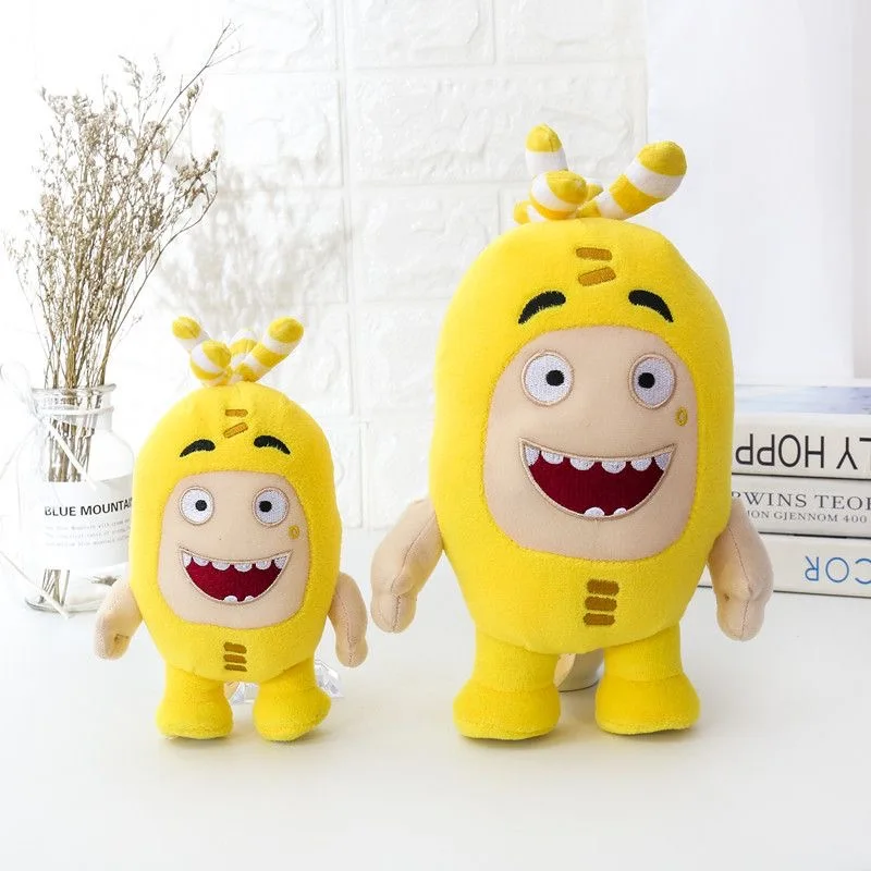 Juguetes de Peluche de Anime Oddbods, Fuse, Jeff, Newt, Odd, ZEE, Muñecos de Peluche, Figuras de Peluche Suaves de Dibujos Animados, Regalos de Cumpleaños y Navidad para Niñas