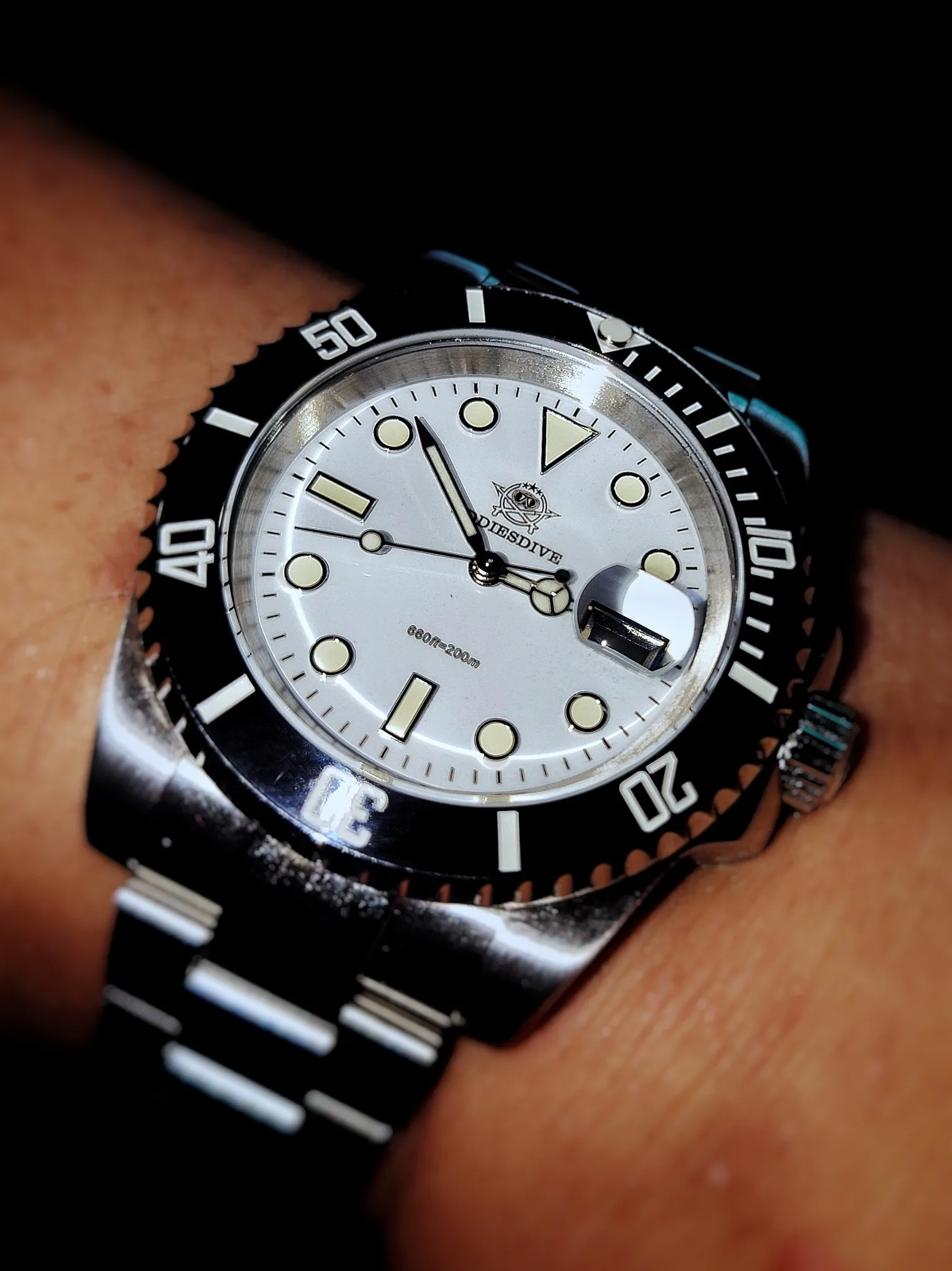 ADDIESDIVE 41mm Watch for Men Ceramic Bezel Quartz Wristwatch 20Bar Waterproof Super Luminous Waterproof 200m Diving Men's Watch