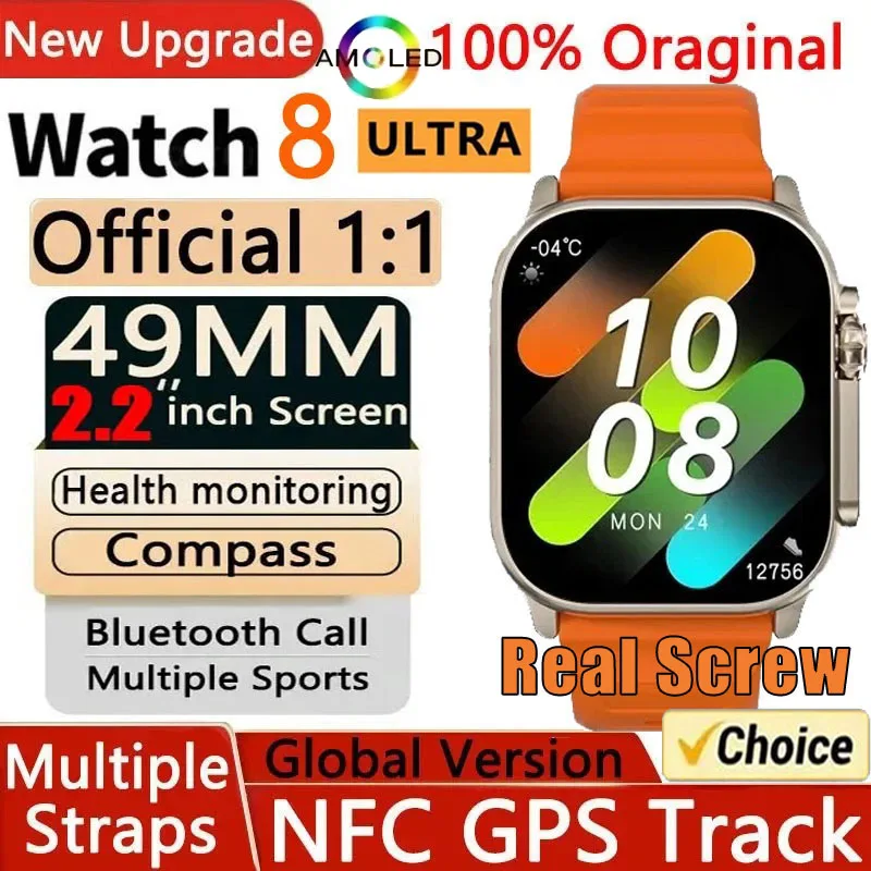 T900 Ultra3 Smart Watch 2.2 Inch Wireless NFC Bluetooth Call Heart Rate Waterproof Fitness Watch Sport Watch Photography Studio