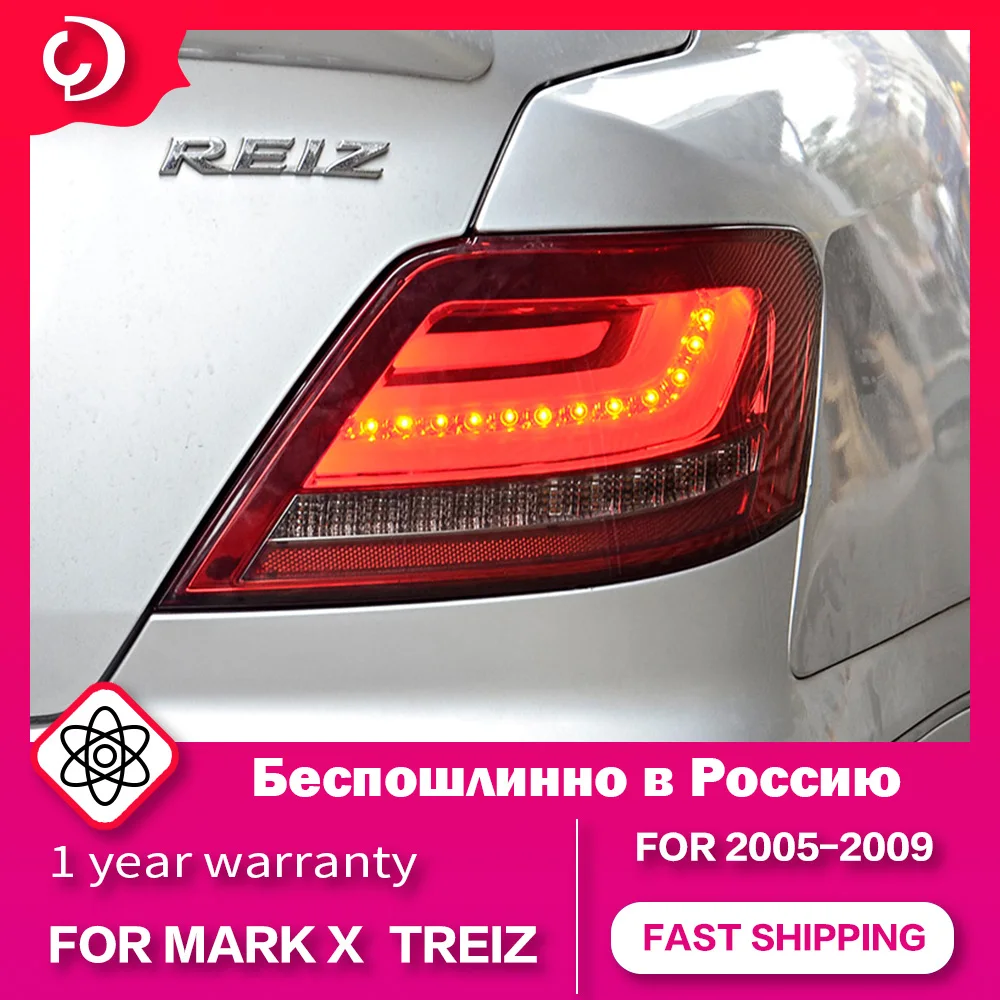 Taillights for Toyota Reiz 2005-2009 Mark X LED Tail Lamp DRL Turn Signal Rear Reverse Brake Led Work Lights Replacement