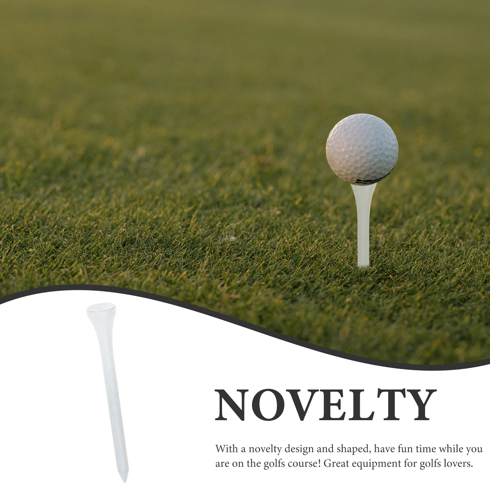 

100pcs Tray Golfs Ball Holder Wooden Tees Strong Golfs Course Accessories Ball Holder For Practice Indoor Outdoor