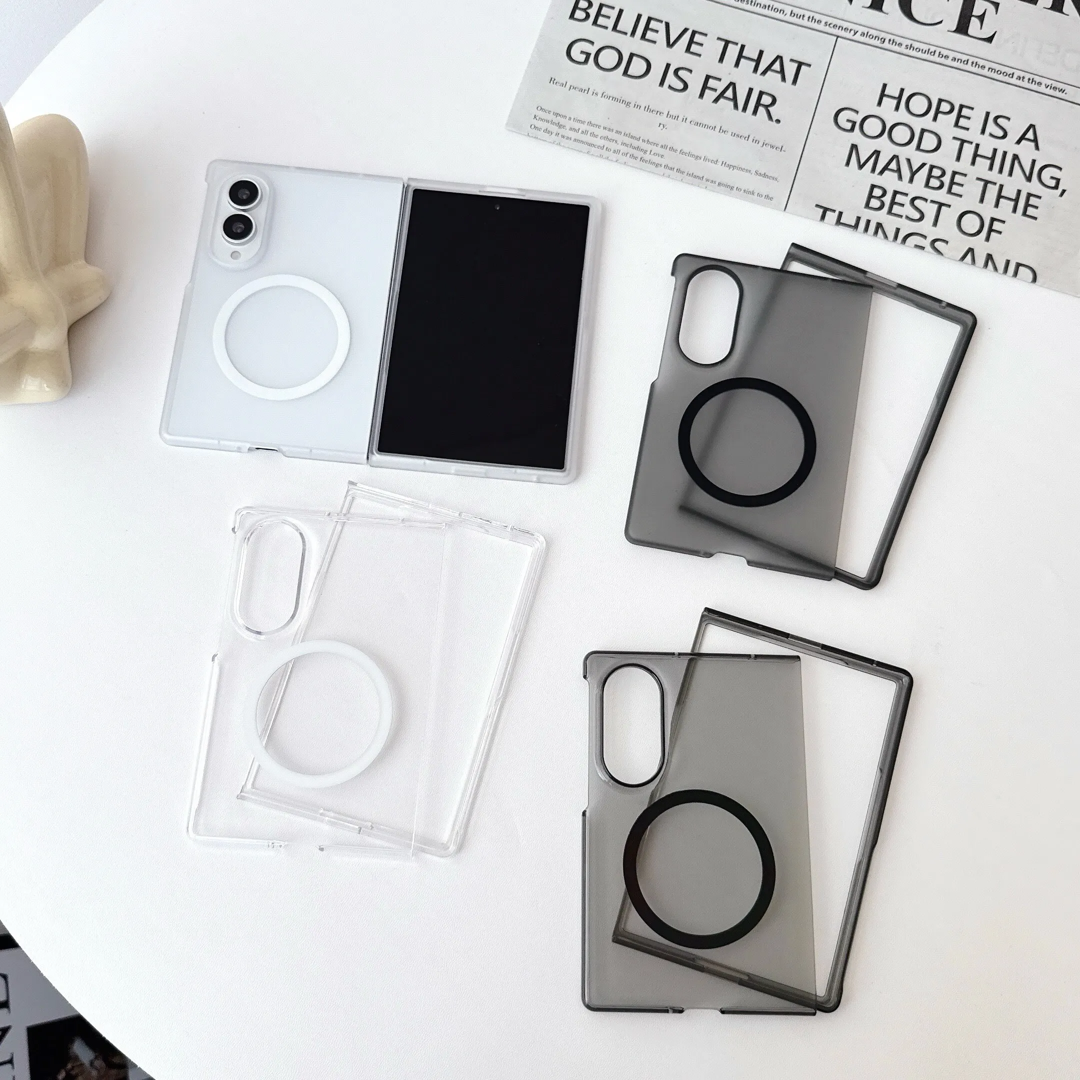 Funda Magnética Transparente M - Z Phone Accessories reseña y precio
