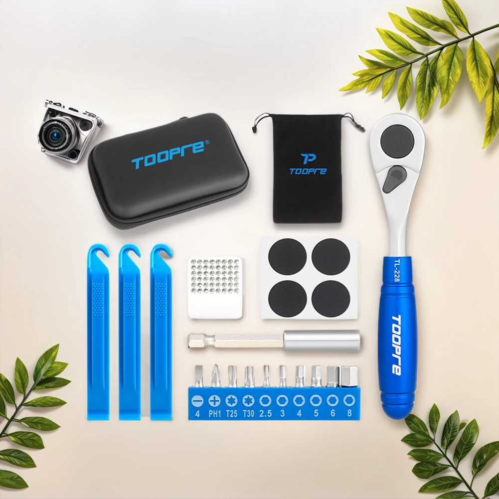 

Portable Bicycle Ratchet Wrench Set Bicycle Repair Kit MTB Road Bike Ratchet Wrench for Cycling Essentials