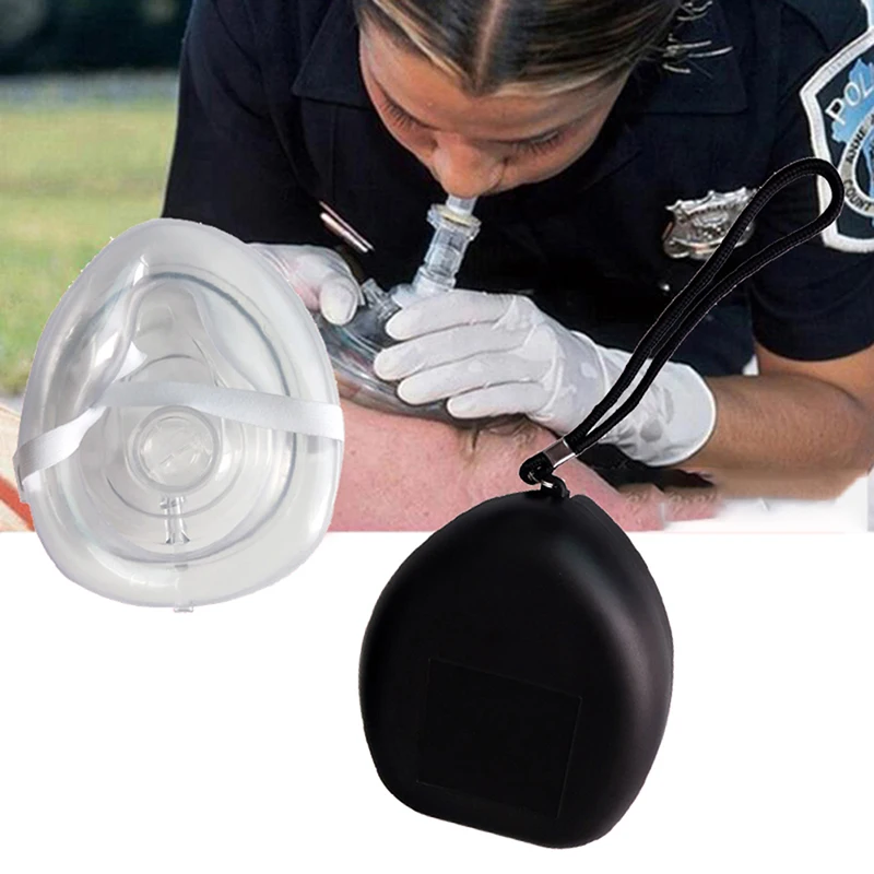 Masque de premiers secours réutilisable, 1 pièce, protection qualifiée ale d'urgence pour les sauveteurs