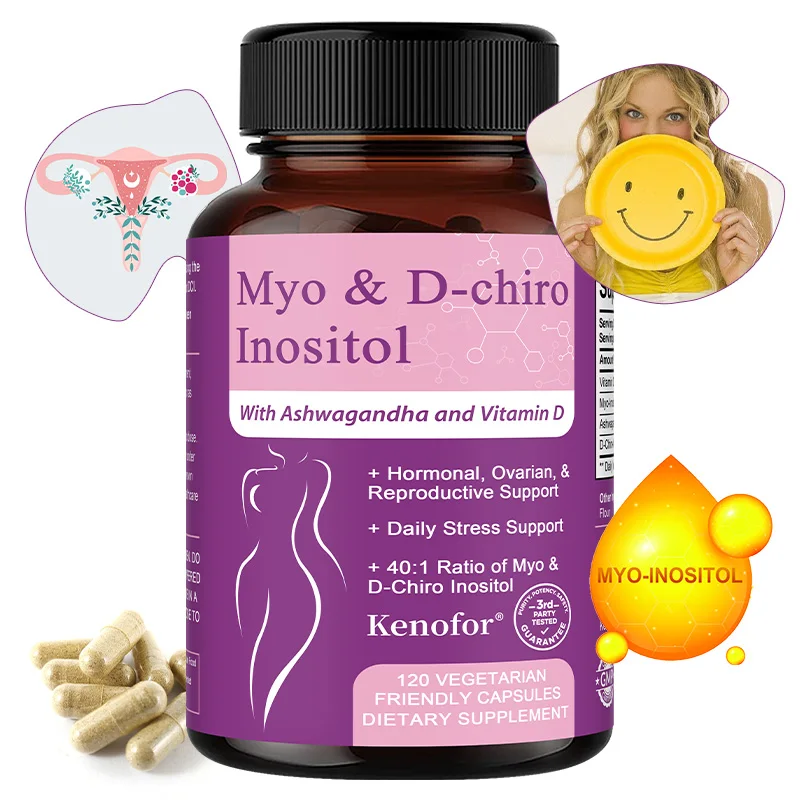 Inositol Capsules-Supports Healthy Ovarian Function,Regulates Lipid Metabolism,Promotes Healthy Hair,Women's Health Supplement