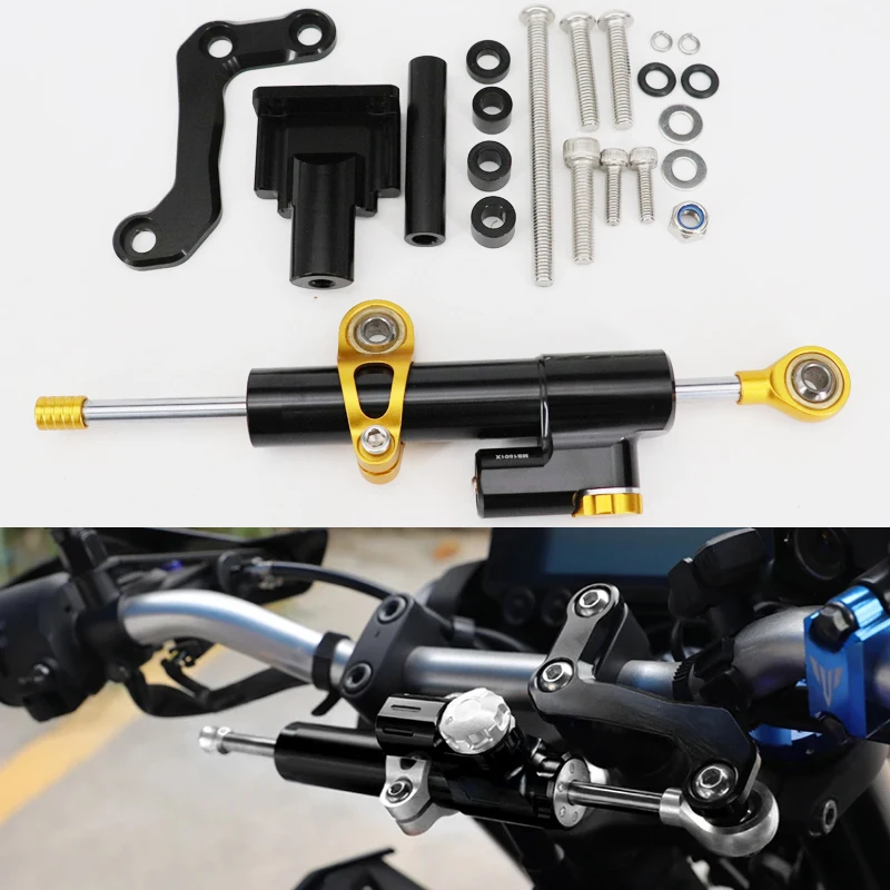 

Motorcycle For YAMAHA MT03 2020 2021 2022 2023 2024 2025 Stabilize Steering Damper Mounting Bracket Kit