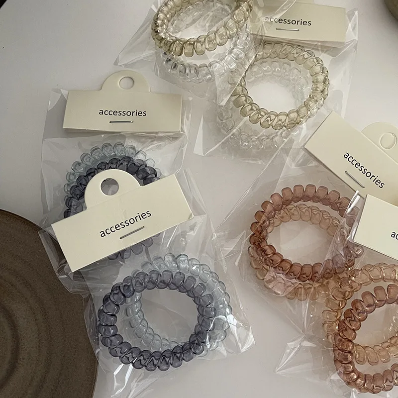 Hohe-qualität telefon linie haar ring kopf seil sommer anzug kopfschmuck gummiband gebunden haar hohe pferdeschwanz hairaccessories weibliche