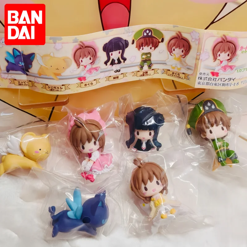 Original Bandai Gashapon Cardcaptor Sakura Spinel Sun Kero Hug serie figura Anime coleccionable Mini modelo lindo decoración de escritorio Juguetes