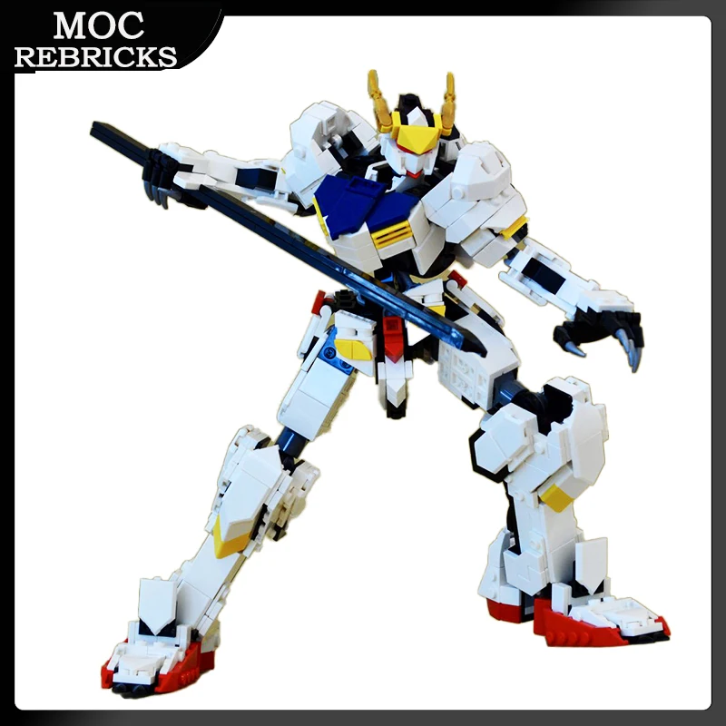 Populaire Game Mecha Serie Moc Bouwsteen Robot Barbatos 4th Mechanische Warrior Diy Bricks Speelgoed Model Jongen Verjaardagscadeau