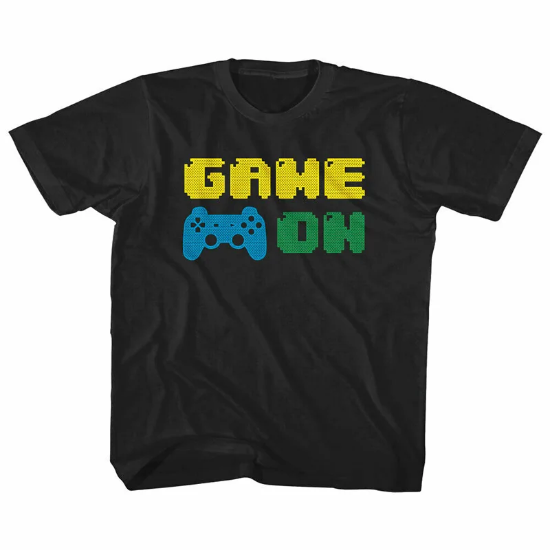 

80s Game Console Gamer Society T-Shirt Classic Retro Game Player Love Pattern T-Shirt