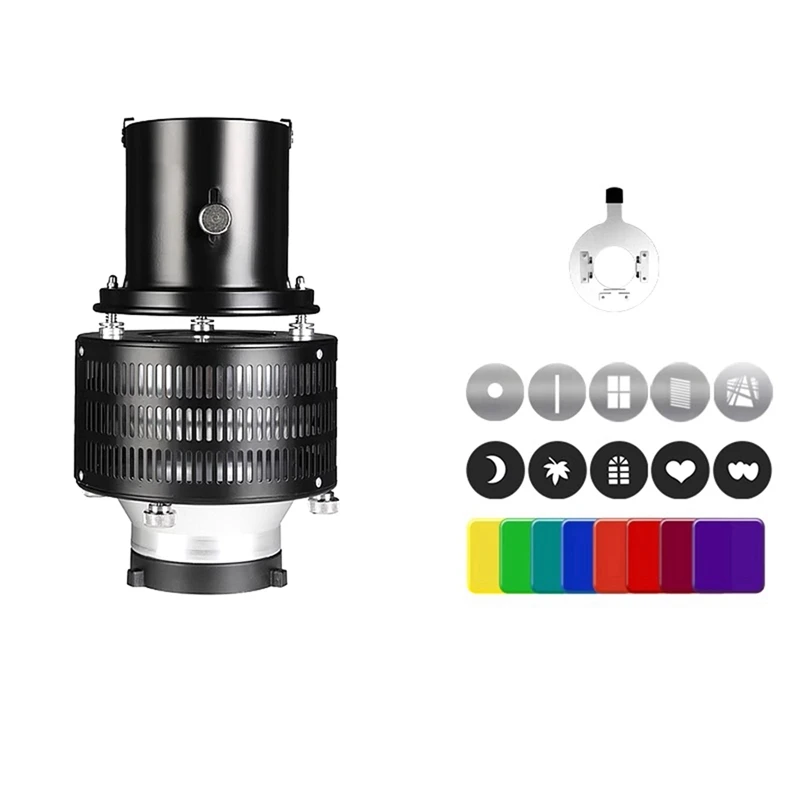 Hot Bowens Mount Photograph Flash Snoot Conical Lens Focalize Conical Snoots Photo Optical Condensert Spotlight Lens