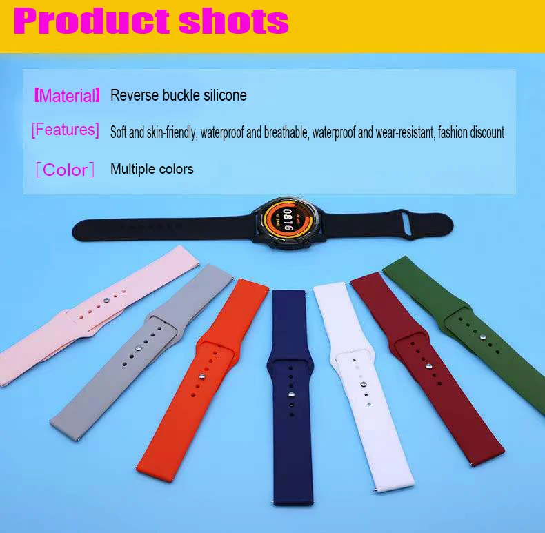 Silicone Straps For Girls Smartwatch KW10 KW20 KW10pro NY12 NY13 R18 Ladies Smart Watch Women Fitness Bracelet