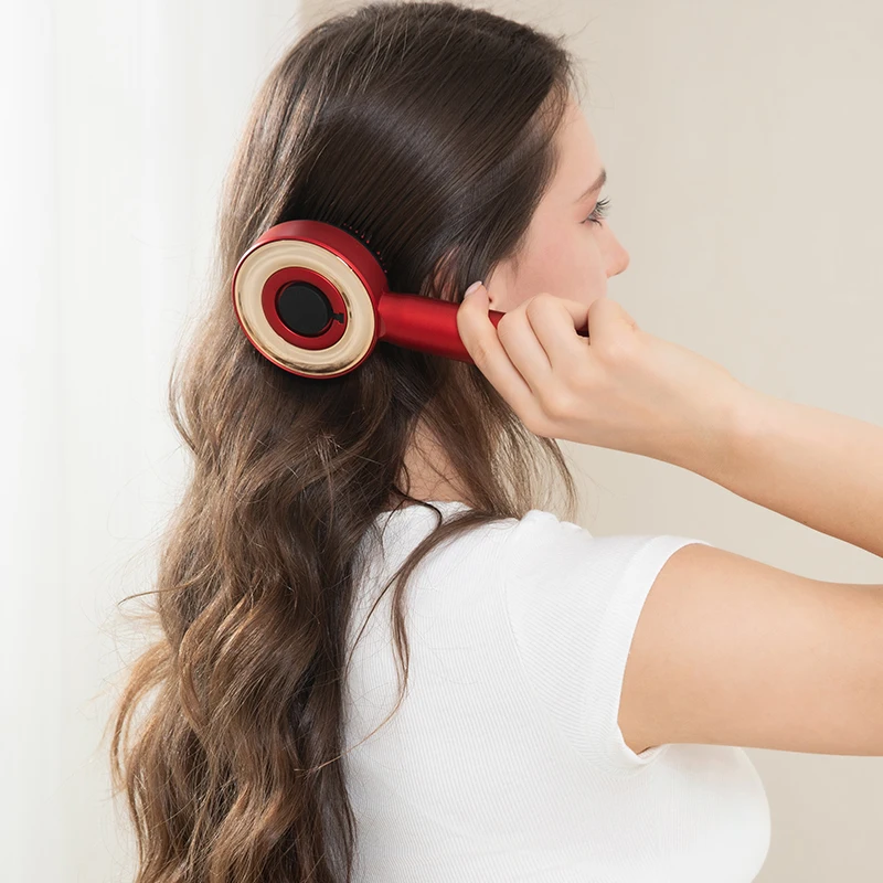 

Smart Library 630nm Infrared Light Electric Scalp Massage Comb Anti-Hair Loss Hair Care Oil Applicator Head Massager For Hair Gr