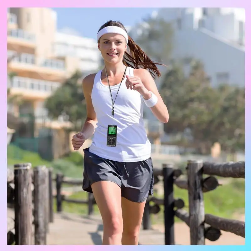 

T23C AM FM Портативное радио Персональный радиоприемник с наушниками Радио с перезаряжаемой батареей Цифровой дисплей Стерео радио