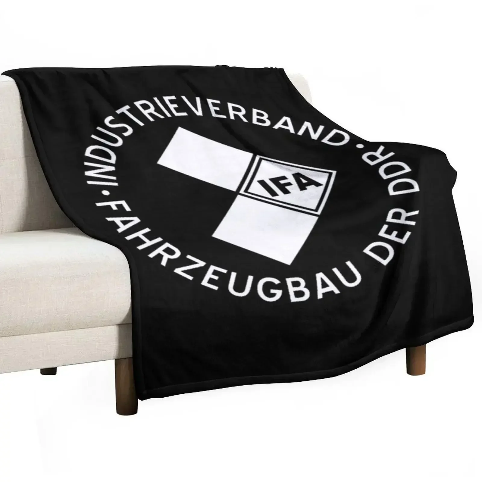 

IFA Industrieverband Fahrzeugbau Logo Throw Blanket for babies Hairys Winter beds Blankets