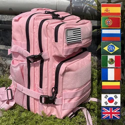 25L/45L Fashion Outdoor Backpack Men Camouflage Molle Assault Bag Women Red Pink Bag Hunting Camping Hiking Accessories Rucksack