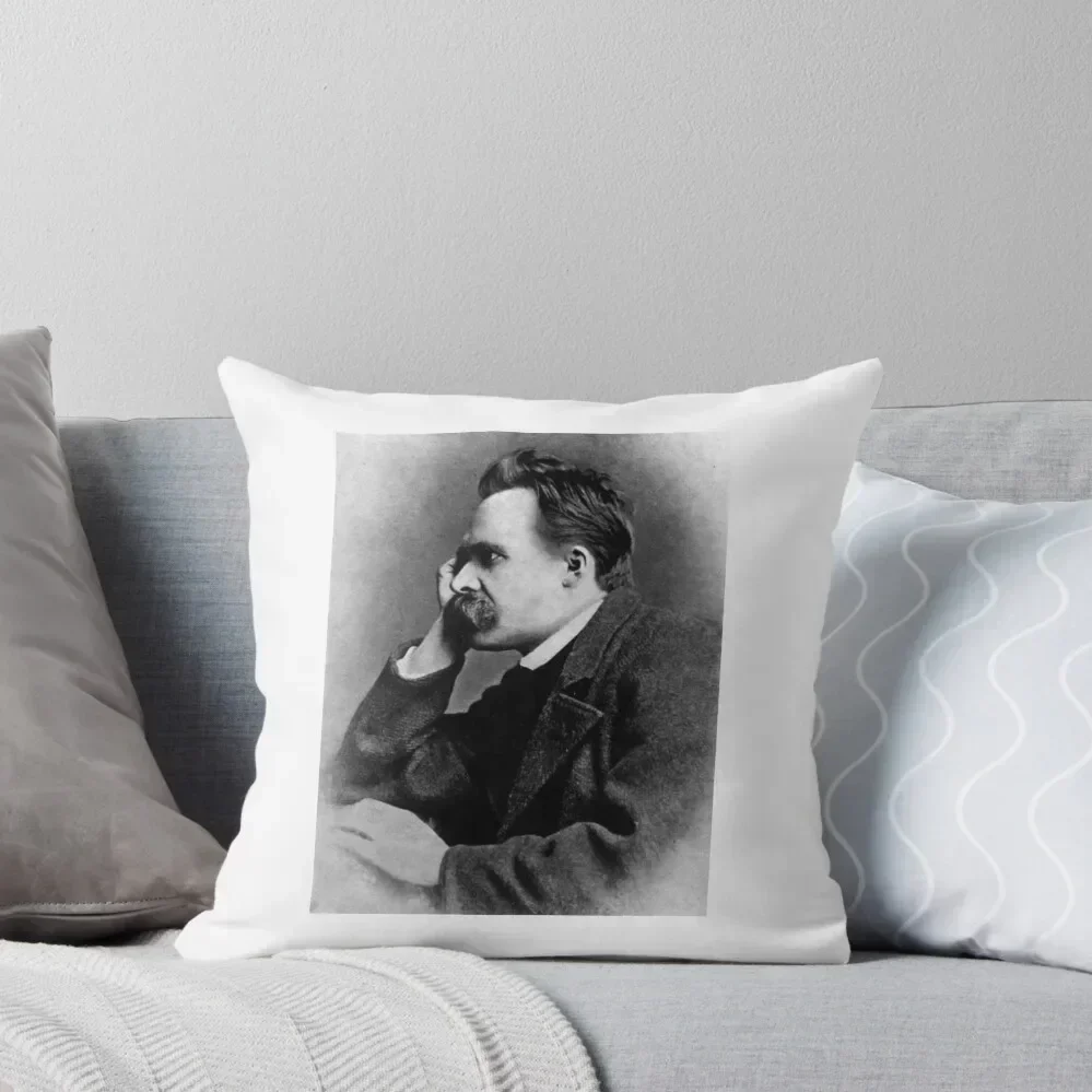

Nietzsche, 1882 Throw Pillow Room decorating items christmas ornaments 2025 Bed pillowcases Cushion Child pillow