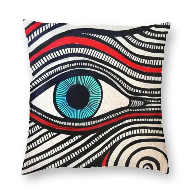 40/45/50cm Evil Eye Black Art Cushion Cover Living Room Mysterious Spirit Pillow Covers Sofa Bedroom Pillowcase Home Decor