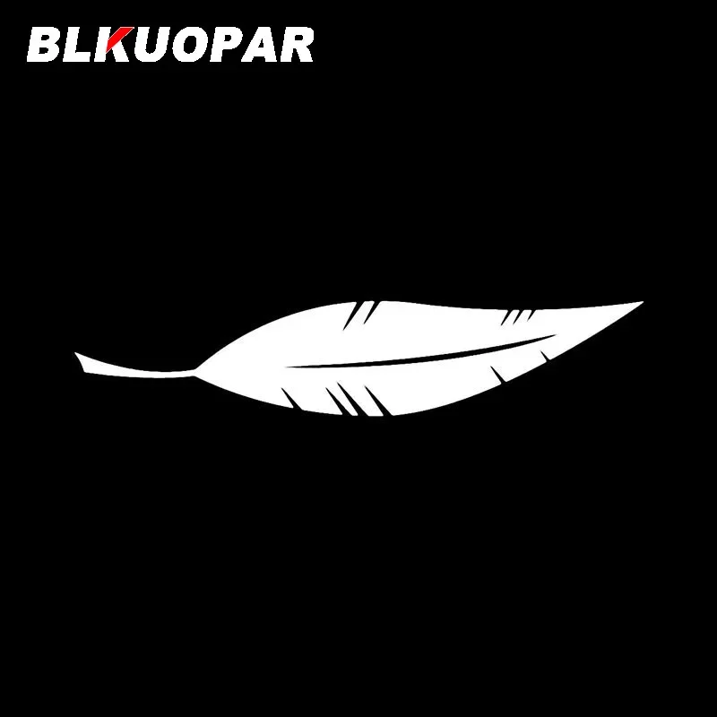 BLKUOPAR Eagle Feather Native American Car Stickers Personality JDM Decal Scratch-Proof Trunk Refrigerator Graphics Car Goods