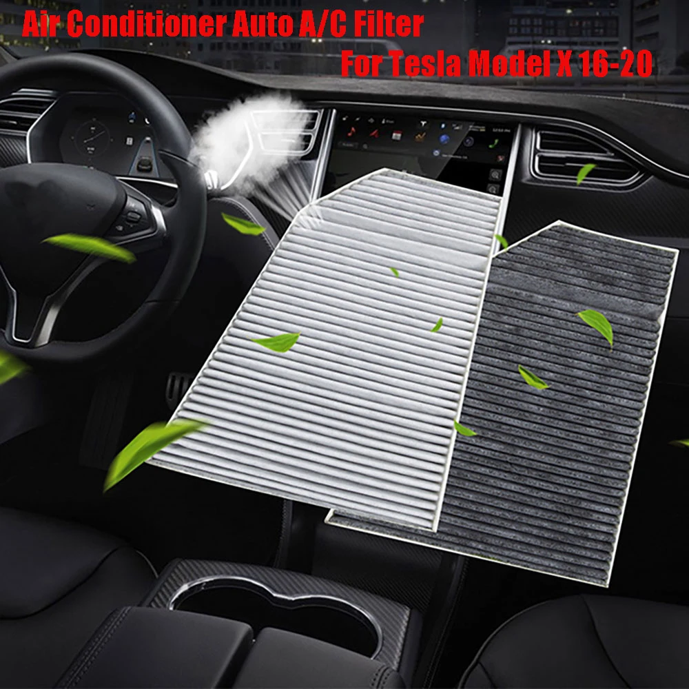 

For Tesla Model X P90D X75 P100D 2016-2020 Cabin Air conditioner filter replacement 1PC