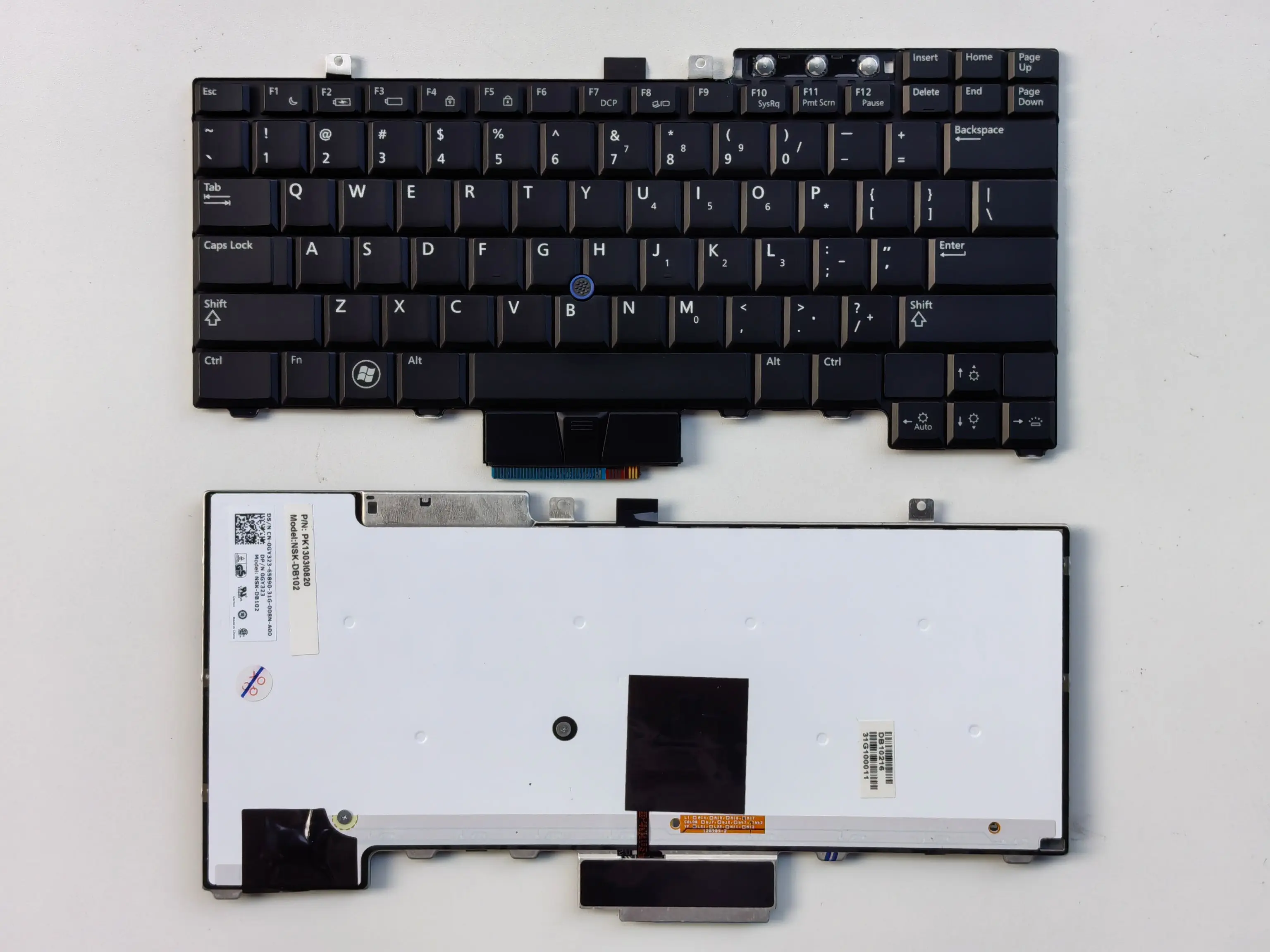 New Replacement Keyboard Laptop For DELL E6400 BLACK With Point Backlit US Layout