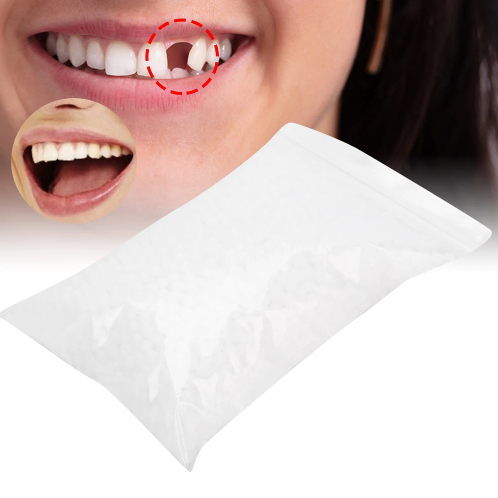 Temporary Tooth Repair Beads for Missing Broken Teeth Dental Tooth Filling Material Missing Teeth Repair Broken Teeth Repair