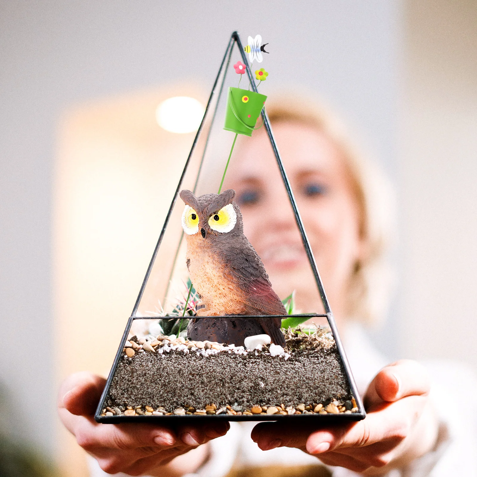 

Realistic Resin Figurines Lifelike Artificial Birds Garden Decor Party Home Office Micro Landscapes Statues Xmas