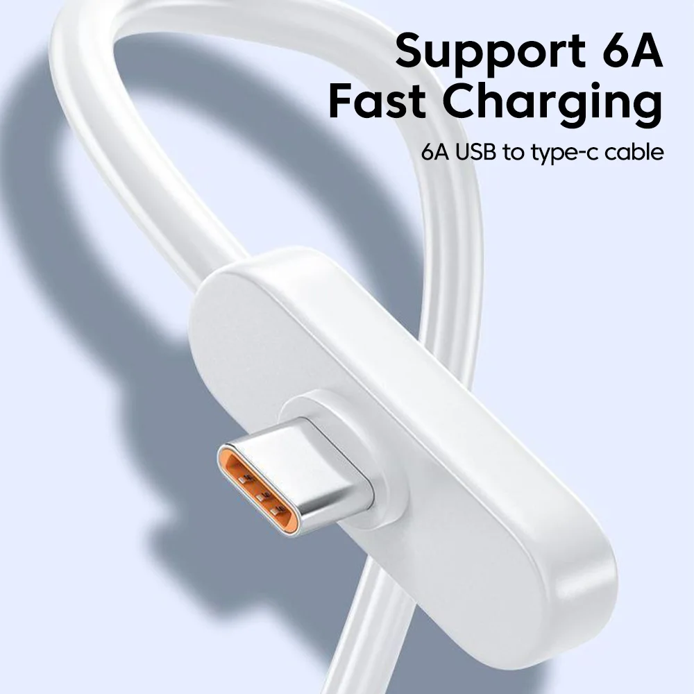 100W Fast Charging L-shaped Data Cable High Speed Data Transfer USB A To Elbow Type C Game Cable USB Type C Cable