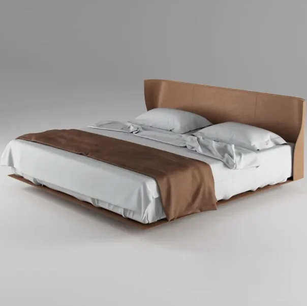 American Style Solid Wood Full Size Bed Modern Design Optional Color For Home Hotel Furniture Includes Storage
