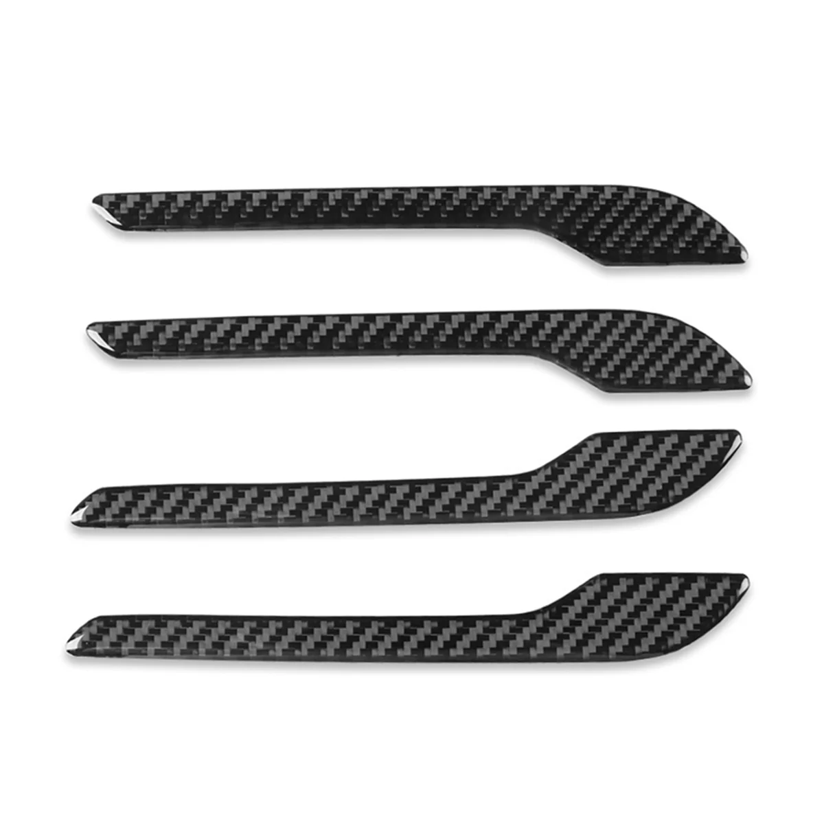 Carbon Fiber for Tesla Model 3 Highland 2024 Car Door Handle Cover Sticker Trim Cover Accessories