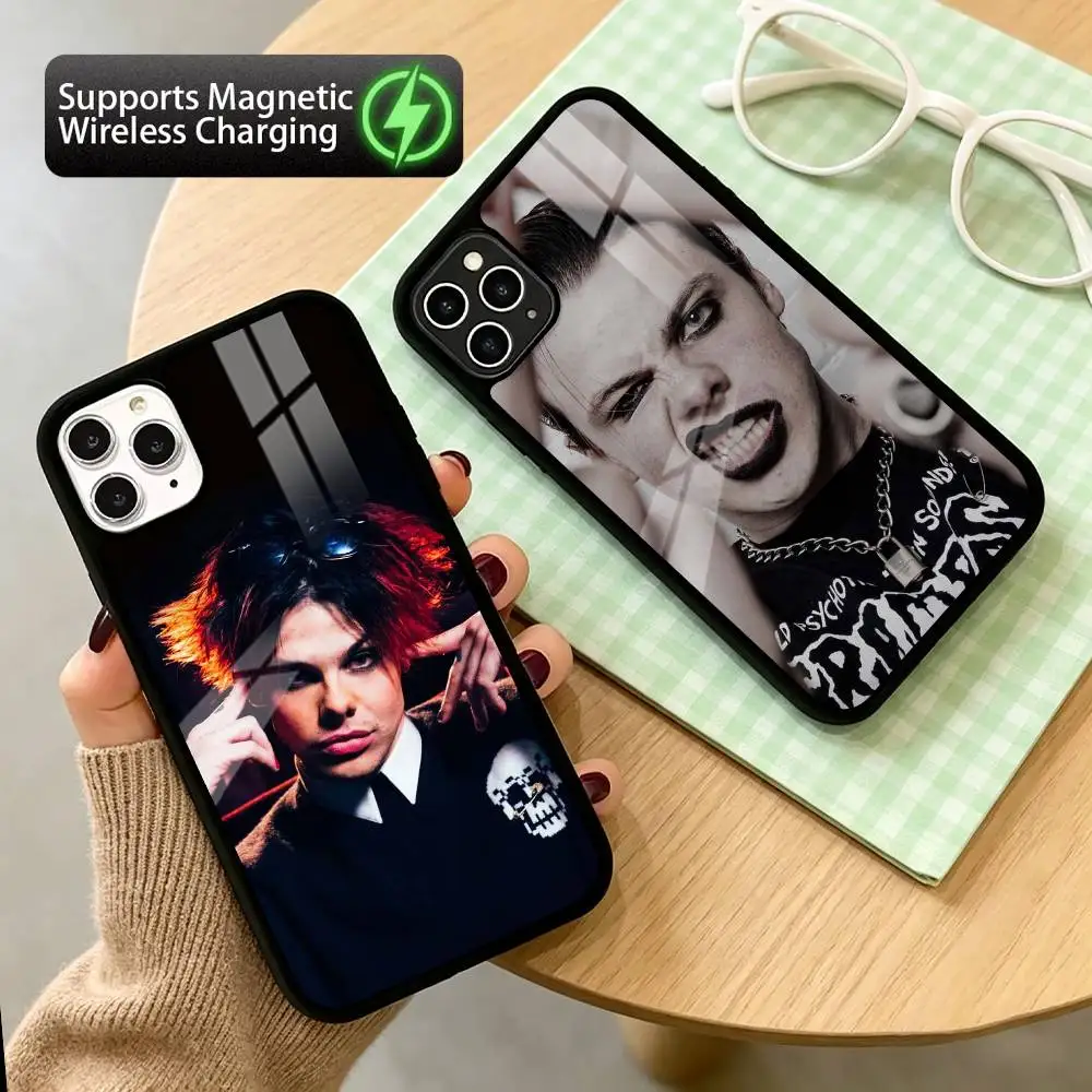Yungblud Music Singer  Phone Case For iPhone17,16,15,14,13,12,11 Plus,Pro Compatible with magnetic wireless charging