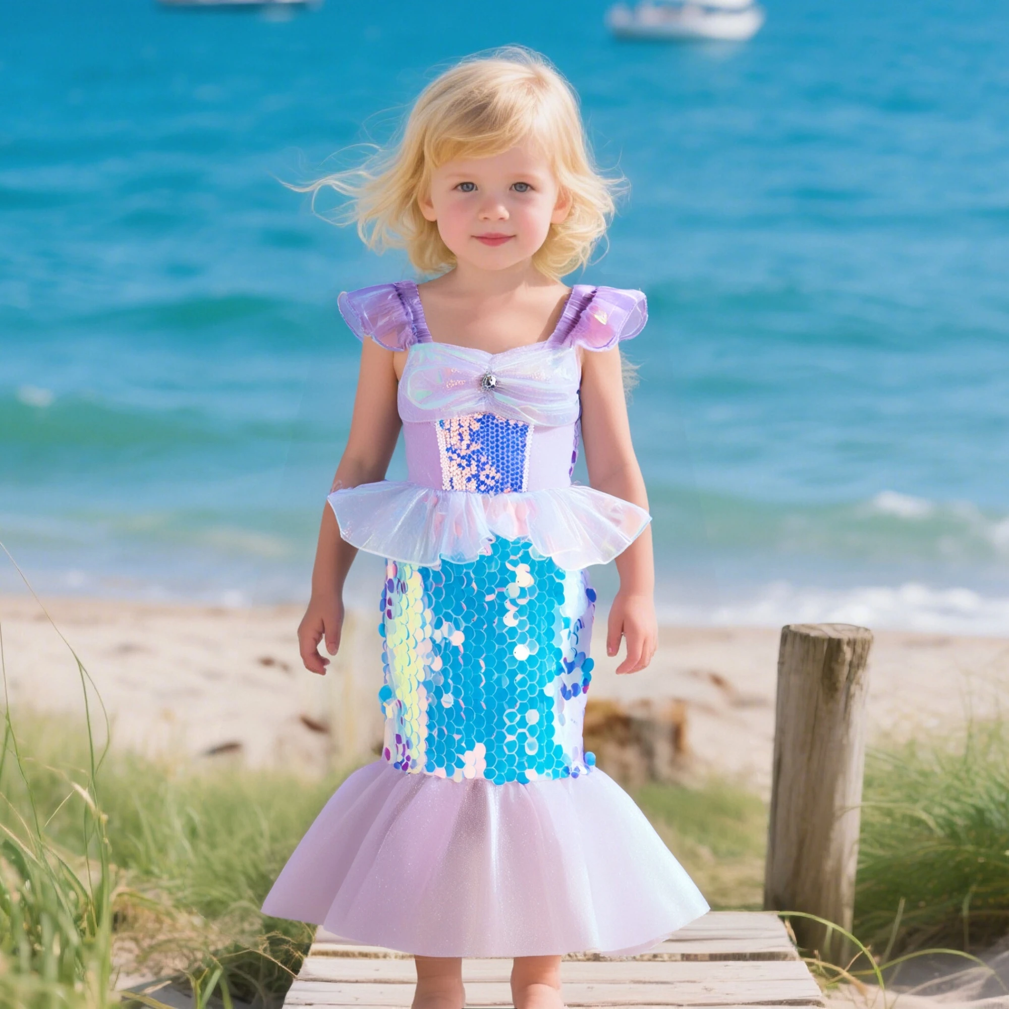 

2025 Summer Girl Clothes Dress Baby Kids Children Holiday Party Mermaid Princess Elegant Infant Dress Gown Sequin Gauze